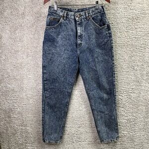Vintage‎ Lee Jeans Women Sz 12p 29.5x28 Acid Wash High Waisted Mom Jeans USA